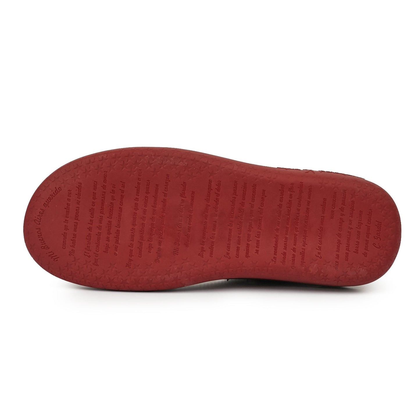ZAPATILLA GARDEL ROJO